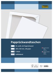 Zeige Details für IDENA Versandtasche B4 weiss mit Papprückwand Bild von IDENA Versandtasche B4 weiss mit Papprückwand