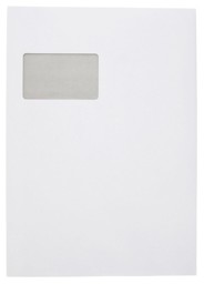 Zeige Details für IDENA Versandtasche C4 mit Fenster weiss Bild von IDENA Versandtasche C4 mit Fenster weiss