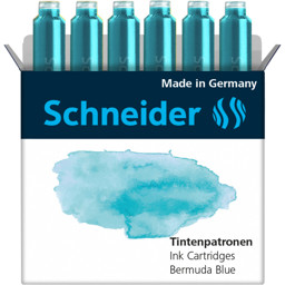 Zeige Details für SCHNEIDER Pastell-Tintenpatrone 6er Schachtel Bild von SCHNEIDER Pastell-Tintenpatrone 6er Schachtel