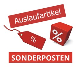Zeige Produkte für Kategorie Auslaufartikel & Sonderposten Bild für Kategorie Auslaufartikel & Sonderposten