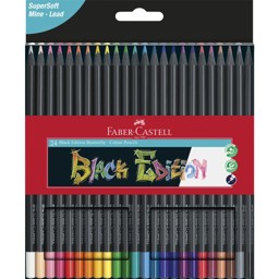 Zeige Details für FABER-CASTELL Black Edition Buntstifte, 24er Bild von FABER-CASTELL Black Edition Buntstifte, 24er