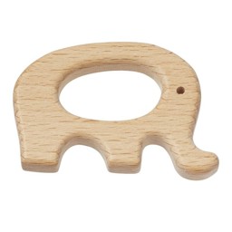 Zeige Details für Schnulli-Holzteil Elefant Bild von Schnulli-Holzteil Elefant