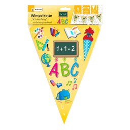 Zeige Details für Wimpelkette Schulanfang ABC Bild von Wimpelkette Schulanfang ABC