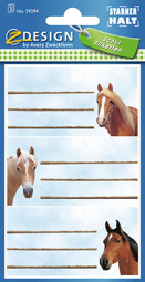 Zeige Details für Buchetiketten "Pferde" Bild von Buchetiketten "Pferde"