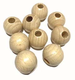 Zeige Details für MEYCO runde Holzperlen 15 mm  Bild von MEYCO runde Holzperlen 15 mm