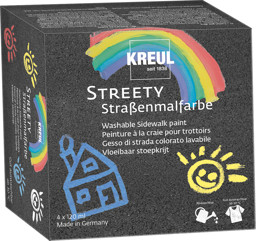 Zeige Details für KREUL Streety Straßenmalfarbe Starterset Bild von KREUL Streety Straßenmalfarbe Starterset