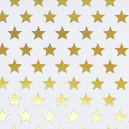 Zeige Details für 6 Faltschachteln weiß mit goldenen Sternen Bild von 6 Faltschachteln weiß mit goldenen Sternen