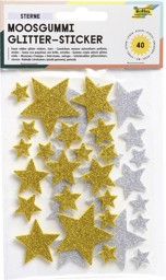 Zeige Details für Moosgummi Glitter-Sticker "Sterne" Bild von Moosgummi Glitter-Sticker "Sterne"