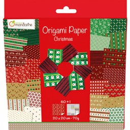 Zeige Details für Origamipapier Weihnachten Bild von Origamipapier Weihnachten
