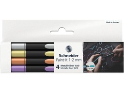 Zeige Details für SCHNEIDER Metallicliner Paint-It  4er-Etui Bild von SCHNEIDER Metallicliner Paint-It  4er-Etui