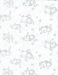 Zeige Details für CREApop Deko-Stoff Schneemann silber (Meterware) Bild von CREApop Deko-Stoff Schneemann silber (Meterware)