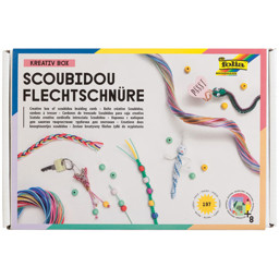 Zeige Details für FOLIA Scoubidou Flechtschnüre-Bastelset Bild von FOLIA Scoubidou Flechtschnüre-Bastelset