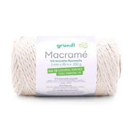 Zeige Details für GRÜNDL Macramé Farbe natur Bild von GRÜNDL Macramé Farbe natur