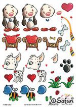 Zeige Details für 3D Bogen "Hunde"
 Bild von 3D Bogen "Hunde"