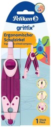 Zeige Details für PELIKAN griffix® Zirkel Sweetberry mit Spitzenschutz Bild von PELIKAN griffix® Zirkel Sweetberry mit Spitzenschutz