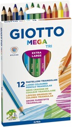 Zeige Details für GIOTTO Mega Tri Holzbuntstifte Bild von GIOTTO Mega Tri Holzbuntstifte