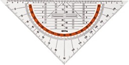 Zeige Details für ROTRING Geometrie-Dreieck 25cm mit Griff 
 Bild von ROTRING Geometrie-Dreieck 25cm mit Griff