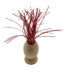 Zeige Details für Miniatur Vase klein mit Gräsern Bild von Miniatur Vase klein mit Gräsern