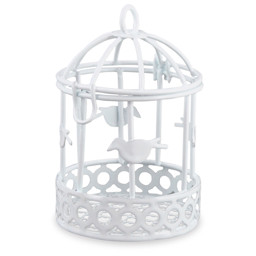Zeige Details für Miniatur Metall-Deko Vogelkäfig hängend Bild von Miniatur Metall-Deko Vogelkäfig hängend