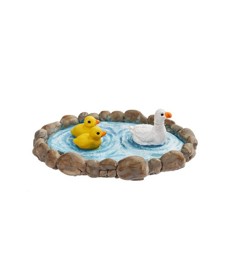 Zeige Details für HOBBYFUN Mini Teich mit Enten Bild von HOBBYFUN Mini Teich mit Enten