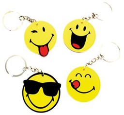 Zeige Details für Schlüsselanhänger Smiley  Bild von Schlüsselanhänger Smiley