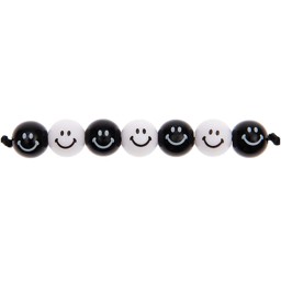 Zeige Details für RICO DESIGN Smiley® Originals Perlen rund schwarz-weiß 10 mm Bild von RICO DESIGN Smiley® Originals Perlen rund schwarz-weiß 10 mm