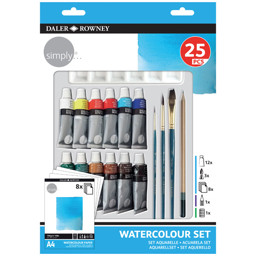 Zeige Details für DALER ROWNEY Simply Aquarell-Mal-Set Bild von DALER ROWNEY Simply Aquarell-Mal-Set