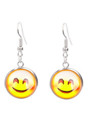 Zeige Details für Ohrringe mit Smiley Bild von Ohrringe mit Smiley