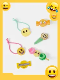 Zeige Details für Haar Zubehör Set EMOJI Bild von Haar Zubehör Set EMOJI