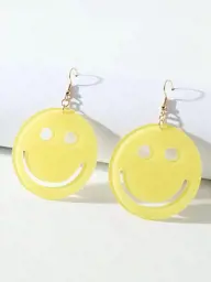 Zeige Details für Fashion Ohrringe mit Polyresin Smiley Bild von Fashion Ohrringe mit Polyresin Smiley