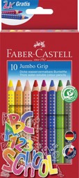 Zeige Details für FABER-CASTELL Farbstift JUMBO GRIP Promotionetui 10er   Bild von FABER-CASTELL Farbstift JUMBO GRIP Promotionetui 10er