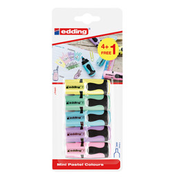 Zeige Details für edding Mini Highlighter Textmarker pastell Bild von edding Mini Highlighter Textmarker pastell