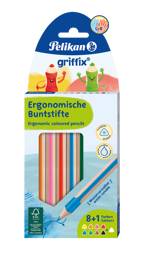 Zeige Details für PELIKAN Dreikant-Buntstifte griffix Bild von PELIKAN Dreikant-Buntstifte griffix