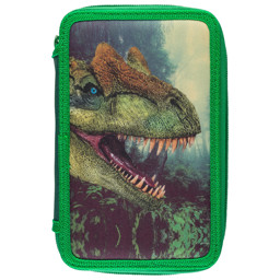 Zeige Details für IDENA Schüleretui Triple Dinosaurier Bild von IDENA Schüleretui Triple Dinosaurier