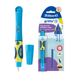 Zeige Details für PELIKAN Füllhalter griffix® Neon Fresh Blue, für Linkshänder Bild von PELIKAN Füllhalter griffix® Neon Fresh Blue, für Linkshänder