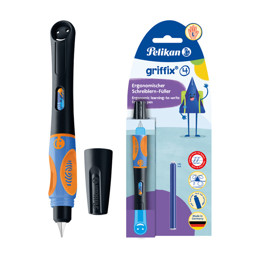 Zeige Details für PELIKAN Füllhalter griffix® Neon Black, für Linkshänder Bild von PELIKAN Füllhalter griffix® Neon Black, für Linkshänder