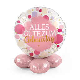 Zeige Details für Ballon Bouquet - Alles Gute zum Geburtstag - rosa Bild von Ballon Bouquet - Alles Gute zum Geburtstag - rosa