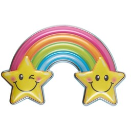 Zeige Details für LED Wandsticker Lampe Regenbogen mit 2 Smiley Sternen Bild von LED Wandsticker Lampe Regenbogen mit 2 Smiley Sternen