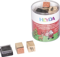 Zeige Details für HEYDA Stempel-Set Weihnachten Bild von HEYDA Stempel-Set Weihnachten