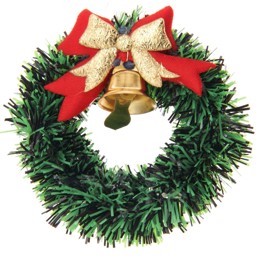 Zeige Details für RICO DESIGN Miniatur Kranz mit Schleife Bild von RICO DESIGN Miniatur Kranz mit Schleife