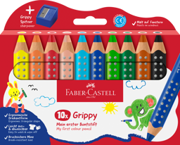 Zeige Details für FABER CASTELL Buntstift Grippy, 10er Set mit Spitzer Bild von FABER CASTELL Buntstift Grippy, 10er Set mit Spitzer