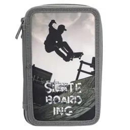 Zeige Details für  IDENA Schüleretui Triple Skateboard Bild von  IDENA Schüleretui Triple Skateboard