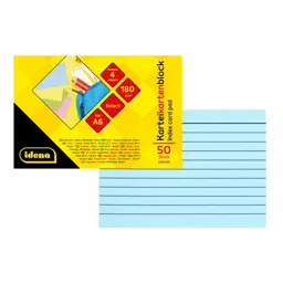 Zeige Details für IDENA Karteikarten-Block - DIN A6 Bild von IDENA Karteikarten-Block - DIN A6