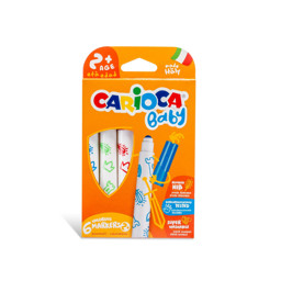 Zeige Details für CARIOCA Baby Fasermaler 2+ Bild von CARIOCA Baby Fasermaler 2+