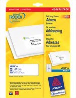 Zeige Details für AVERY ZWECKFORM Inkjet Adress-Etiketten 8163 Bild von AVERY ZWECKFORM Inkjet Adress-Etiketten 8163