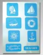 Zeige Details für Schablone selbsthaftend "Maritim"
 Bild von Schablone selbsthaftend "Maritim"