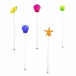 Zeige Details für 6 Getränke-Quirle "Ocean" farbig sortiert
 Bild von 6 Getränke-Quirle "Ocean" farbig sortiert