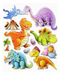 Zeige Details für 3D Sticker XXL "Dinos" Bild von 3D Sticker XXL "Dinos"