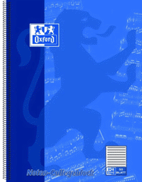 Zeige Details für OXFORD Noten-Collegeblock Bild von OXFORD Noten-Collegeblock