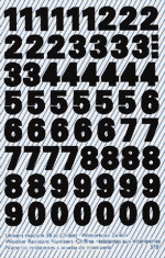 Zeige Details für Zahlen schwarz wetterfest
 Bild von Zahlen schwarz wetterfest